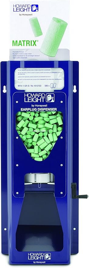 Howard Leight by Honeywell Leight Source 500 Earplug Dispenser (LS-500), blue