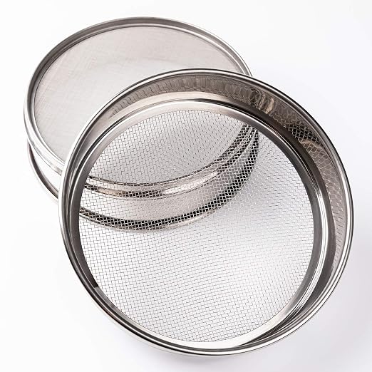 φ20×4.5cm 304 Stainless Lab Sieves Economy Test Sieve 304 Stainless Steel Wire Cloth (24 Mesh(0.8mm))