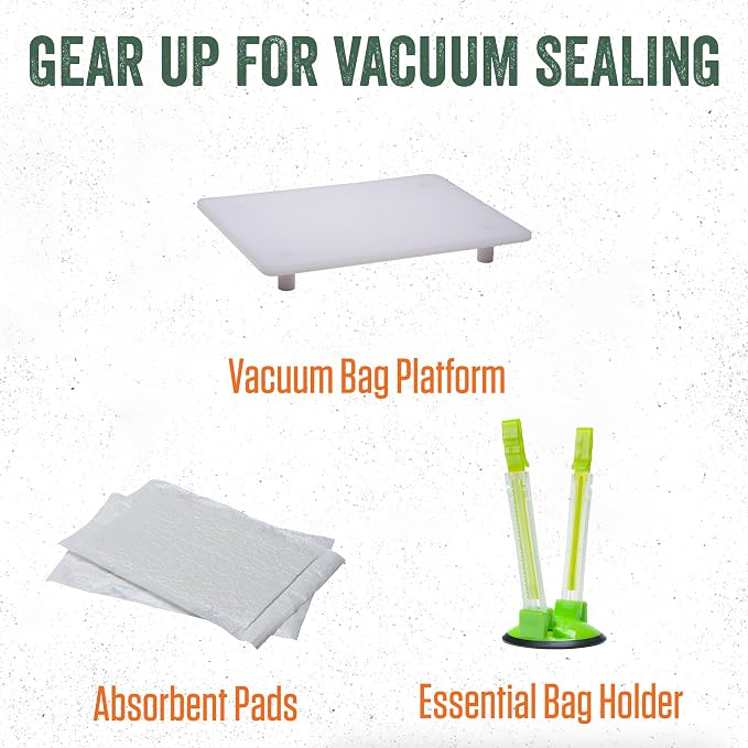 LEM MaxVac Quart Vacuum Bags - 44-Count (Pack of 6)