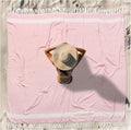Vikumond Turkish Beach Towel Blanket Oversized 88x82 Inch Quick Dry Pink | Lightweight Compact Portable Sand Free Absorbent Boho Woven Throw for Pool Swimming Picnic Camping Cruise Outdoor Essentials