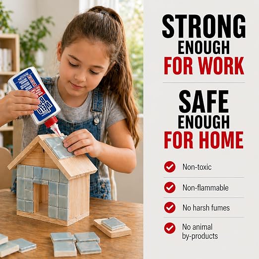 Weldbond Multi-Surface Strong Glue – Fast Drying Glue for Wood, Tile, Ceramic, Pottery, Glass, Metal & More – Heavy Duty Adhesive for Mosaic, Crafts, Wood Working & Repairs – 5.4oz (160ml), 12 Pack | Non Toxic Glue Dries Crystal Clear Heavy Duty Adhesi...