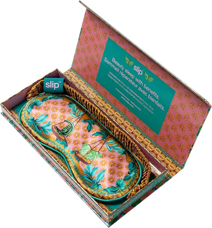 slip Pure Silk Sleep Mask - 100% Pure 22 Momme Mulberry Silk Eye Mask - Comfortable Sleeping Mask with Elastic Band, Zodiac Collection: Libra