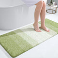 OLANLY Bathroom Runner Rugs Mat 47x20, Extra Soft Absorbent Microfiber Bath Rugs, Rubber Backing, Quick Dry, Long Bath Mats for Bathroom, Tub and Shower, Home Decor Accessories, Mustard Yellow