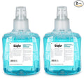 GOJO Pomeberry Foam Handwash, Pomegranate Scent, 1200 mL Hand Soap Refill LTX-12 Dispenser (Pack of 2) - 1916-02