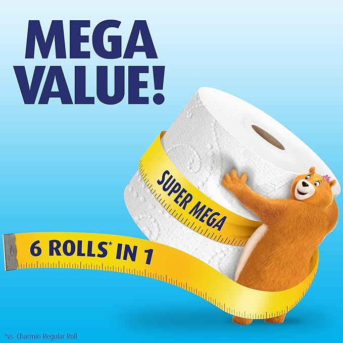 Charmin Ultra Soft Wide Bathroom Tissue - 6 Jumbo Rolls 221 Sheets