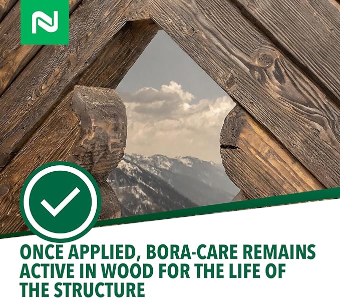 Bora-Care Termiticide Insecticide and Fungicide Concentrate, Wood Treatment for Termite and Beetle Prevention, 1 Gallon