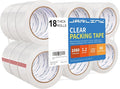 JARLINK 18 Rolls Clear Packing Tape, Heavy Duty Packaging Tape | Ultra Thick 3.2mil and 1.88" Wide. 60 Yards per Roll, 1080 Total Yards. Moving Supplies for Shipping Packaging Sealing