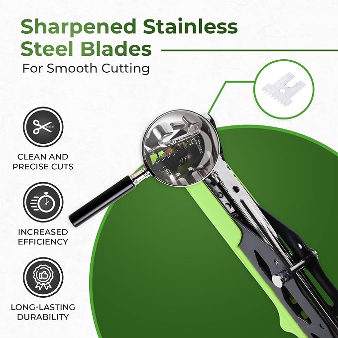 Plant Tying Machine Tool with 20 Rolls of Tape – Handheld Garden Tape Gun for Climbing Plant Support, Vines, and Tomatoes – Clips & Ties for Staking and Training Indoor & Outdoor Use