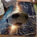 Area Rug for Living Room, Football Sports Non Slip Large Rugs Washable Rug, Football Field Goal Net Soccer Low Profit Indoor Carpet Mat Rugs for Bedroom Bathroom Dining Room, 63" x 90.6"