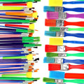 Lincia 300 Pcs All Purpose Paint Brush Set Bulk for Acrylic and Washable Paints, Easy to Clean and Hold, Round and Flat Kids Brushes, Great with Watercolors
