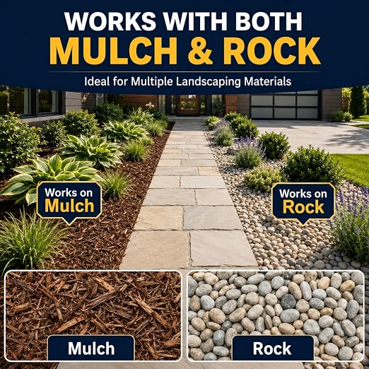 Teexpert Rock Glue for Landscaping: 1 Gallon Dry-Clear Mulch Binder Water-Based Landscape Gravel Adhesive for Pea Gravel, Lock Stones, Rubber Mulch, Wood Chips in Place, Garden Beds, Walkways & Patios