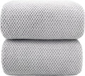 YTYC 39x78 Bath Sheets,Towels for Bathroom,Silver Grey,2-Pieces | Extra Large Bath Towels, Super Soft,Highly absorbent,Hanging Loop,Quick Drying,Light Weight,80% Polyester