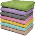 ZUPERIA 7-Pack Bath Towels - 30" x 54" - Ultra Soft 100% Cotton Large Bath Towels- Highly Absorbent for Bathroom, Pool, Gym, Spa, and Hotel Use (Colors Variety)