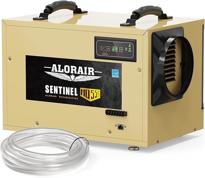 ALORAIR 120 PPD Commercial Dehumidifier, with Drain Hose for Crawl Spaces, Basements, Industry Water Damage Unit, cETL Listed, Compact, Portable, Auto Defrost, Memory Starting, 6 Years Warranty
