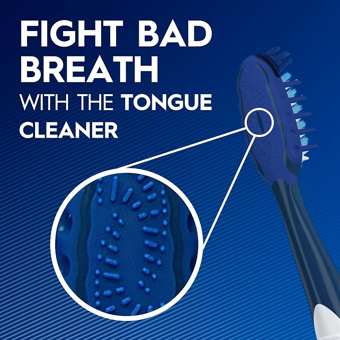 Oral-B Pro Clean Cross Action Toothbrushes, Deep Plaque Removal, 6 Count (Pack of 2)