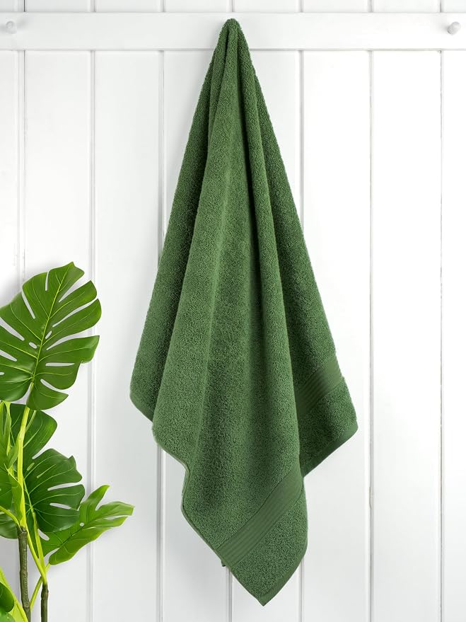 Cotton Paradise Turkish Towel Set, Soft Absorbent Quick Dry, 4 Piece Bath Towel Set, Sage Green