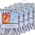 Superio Reusable Insulated Bags for Food Delivery, Grocery Shopping, Lunch, Picnics & More - Hot & Cold Food Storage - 4 Pack (13.5"x17.5")