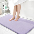OLANLY Memory Foam Bathroom Runner Rugs 44x24, Absorbent Long Mat, Lavender | Soft Quick Dry Bath Mat Rugs, Non-Slip, Machine Washable Mat for Bathroom Floor, Tub and Shower, Home Decor Accessories