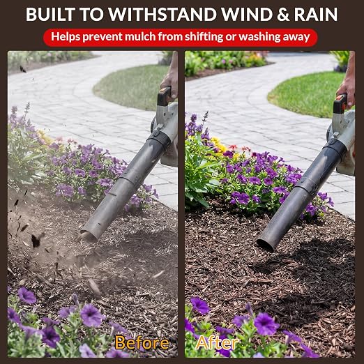 Teexpert Mulch Glue for Landscaping: 2 Gallon Rock Glue for Landscaping & Gravel Binder - Max Strength, Long Lasting Hold, Permeable Adhesive to Lock Pea Gravel, Stones, Rubber Mulch & Pine Straw