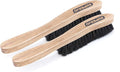 Hat Brush Horsehair Felt Hat Cleaner, Horse Hair Brush for Baseball Cap, Cowboy Hats, Shoes, and Clothes Brush, Soft Bristles Wooden Cleaning Brush, Durable Dust and Lint Remover, 2 Pack - Superio