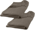 GILDEN TREE Waffle Bath Sheet Quick Dry Towel, Thin Luxury Bath Towels, 40x80 Large Bath Towels 2 Pack Bath Sheets, Modern Style (Stone)