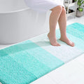 OLANLY Bathroom Runner Rugs Mat 70x24, Extra Soft Absorbent Microfiber Bath Rugs, Rubber Backing, Quick Dry, Washable Long Bath Mats for Bathroom Floor, Tub and Shower, Home Decor Accessories, Teal