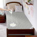 BEDLORE Waterproof Mattress Protector, Twin XL Size Mattress Pad with Deep Pocket 6"-15" Depth, Soft Dirt-Proof Double Bed Mattress Cover for Bedroom, College Dorm, Hotel (Light Gray)