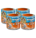 Gorilla Waterproof Patch & Seal Tape, Clear Tape, 4" x 8' (Pack of 4) - Permanent Weather Resistant Seal for Leaks and Repairs