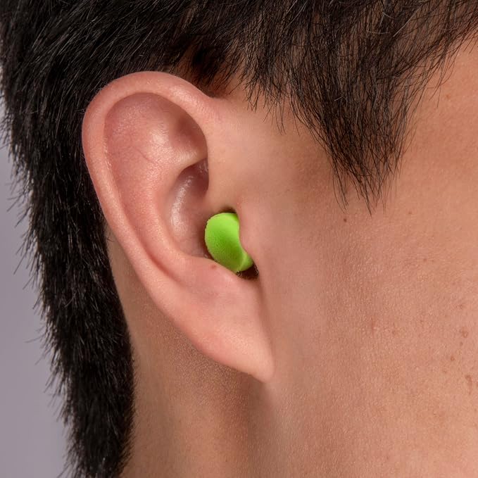 Moldex Pura-Fit Foam Earplugs – Soft, Comfortable, Uncorded, Disposable Ear Plugs, NRR 33dB Noise Reduction for Hearing Protection, Bright Green, Made in USA, 200 Pairs, 6800