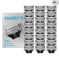 Harry's Original Razor Blades for Men - 24 Razors (4 Count, Pack of 6) - Premium Razor Blade Refill Cartridges - German Engineered