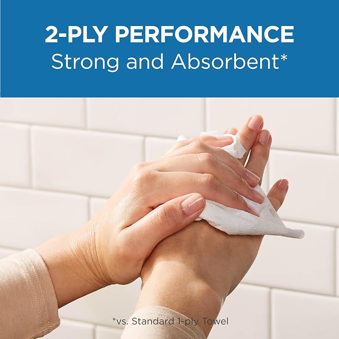 Pacific Blue Select by Georgia-Pacific PRO C-Fold Premium 2-Ply Paper Towels, White, 3.6” Folded Width, 120 Towels Per Pack, 12 Packs Per Case, 23000 | 1440 Sheets Total, 120 Sheets Per Unit, White, High Absorbency, Soft Feel, Dispenser Compatible, Com...