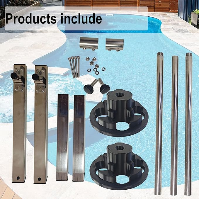Pool Filter Cleaning Stand,Stainless Steel Pool Cartridge Filter Cleaner,360°Free Spinning Pool Cartridge Filter Cleaner for 3, 4 or 6 Inch Filters Up to 40",Cleaning Stand for Pools,Spas & Hot Tubs