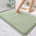 OLANLY Thick Memory Foam Bathroom Rug 35x24, Absorbent Bath Mat, Sage Green | Soft Quick Dry Bath Rugs Mats, Non-Slip, Machine Washable Carpet for Bathroom Floor, Tub and Shower, Home Decor Accessories