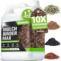 Mulch Glue for Landscaping 1.3 Gallon, High-Concentration Rock Glue, Gravel Binder with Ultra-Stick Grip, Covers 2X More Area for Pea Gravel, Mulch & Pebbles, Long-Lasting & Non-Toxic