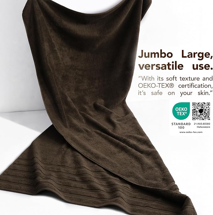 American Soft Linen 100% Cotton Luxury Turkish Towels, 35x70 XL Bath Sheet | Soft Absorbent Quick Dry OEKO Tex Standard 100 Certificated Durable Machine Washable Breathable Premium Hotel Quality