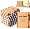 ERUW 40 Pcs Employee Appreciation Gifts Bulk - 20 Sets Inspirational Spiral Notebook Office/Students Team Journal Thank You Gifts Lined Pocket Notepad,Note Books for Nurse Teacher Coworker Volunteer
