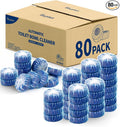 Vacplus Toilet Bowl Cleaners - 80 Pack Long-Lasting Toilet Cleaner Tablets, Prevent Stains & Deodorize, Blue