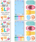Xqumoi 2 Pack Speech Language Pathologist Sticky Note School Office Supply | Speech Language Pathologist Sticky Note, Speech Language Pathologist Appreciation Christmas Gift, Back to School Supply