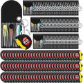 Jutom 156 Pcs Mini Tape Measure Keychain Bulk Mini Screwdriver Keychain Set Adult Tool Party Prize for Father's Men Gifts