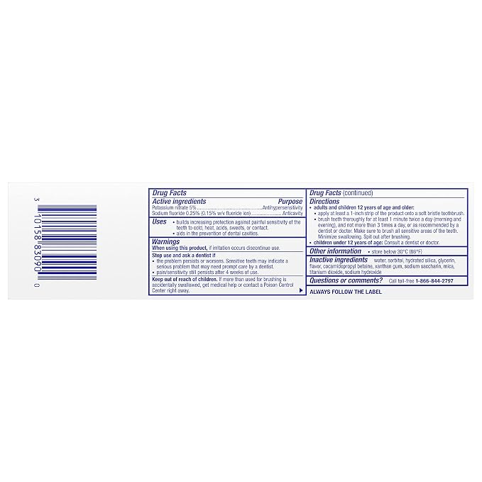 Sensodyne Pronamel Multi-Action SLS Free Toothpaste for Sensitive Teeth, to Reharden and Strengthen Enamel, Cleansing Mint - 4 Ounces (Pack of 3)