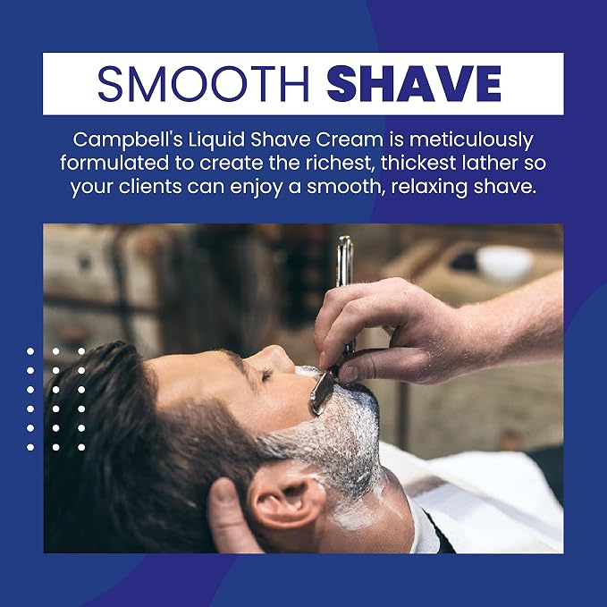 Campbell's Pre-Mixed Shave Cream 64oz/Half Gallon