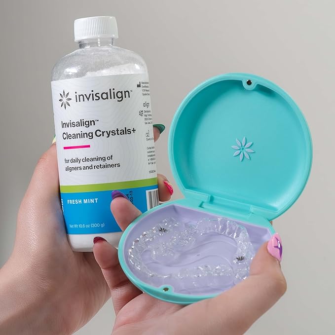 INVISALIGN Cleaning Crystals+ | Aligner and Retainer Cleaner | Mint
