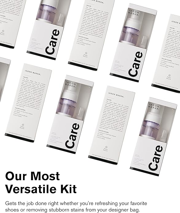 Jason Markk Shoe & Sneaker Travel and Care Kits - Ideal for Footwear, Safe on Leather, Suede, Nubuck, Cotton, Knits