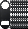 Bottle Openers Stainless Steel Flat Bottle Opener Bulk 3.4 x 1.3 Inches Bartender Beer Key Soda Can Mini Speed for Kitchen, Bar or Restaurant(Black,150 Pcs)