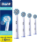 Gum Care x-Filaments Electric Toothbrush Replacement Brush Heads Refill, 4 Count