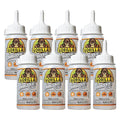 Gorilla Clear Glue, 3.75 Ounce Bottle (Pack of 8) - Crystal Clear, All Purpose, and Water Resistant