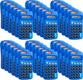 36 Packs Pocket Size Mini Blue Calculator Basic Calculators for Handheld Angled Students 8 Digit Display Solar Battery Dual Power Small Calculator for Students Kids Home Office
