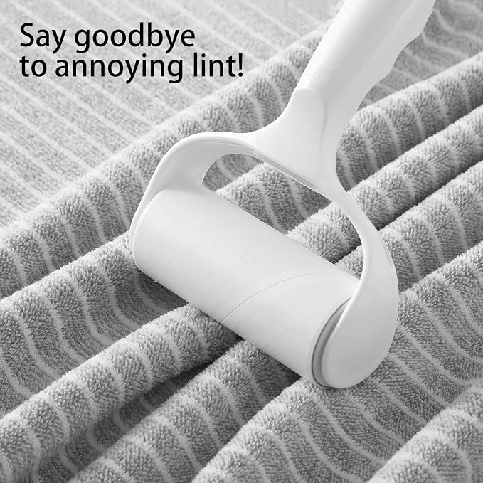 REDKISS 6-Piece Microfiber Bath Towel Set, Ultra Soft, Highly Absorbent & Quick Dry, 35x70 Inch Oversized, Light Gray Towels for Bathroom, Spa, Gym, 2 Bath 2 Hand 2 Washcloths