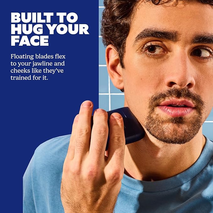 Dollar Shave Club | for Your Face Foil Shaver | Dual-Purpose Head, Shower Safe, Easy to Clean | Electric Foil Shaver for Men, Beard and Face Foil Shaver, Electric Razor