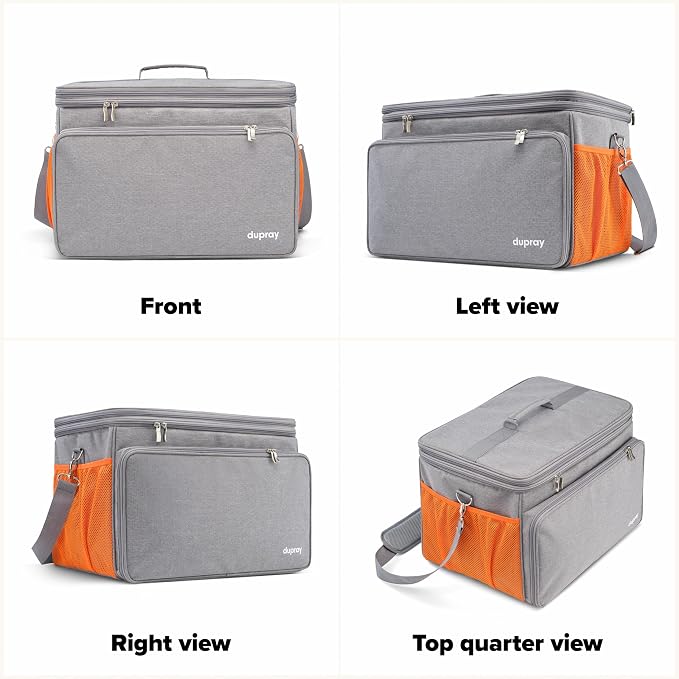 Dupray The Awesome Bag - Storage Bag for Neat Steam Cleaner | Adjustable storage & carrying case for portable steam cleaner, durable with shoulder strap and top handle